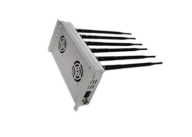GSM 3G 4GLTE Stoorzender 6 van het Hoge Machtssignaal Omni-Antennes 2 Koelventilators binnen