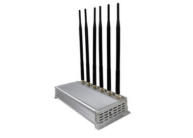 GSM 3G 4GLTE Stoorzender 6 van het Hoge Machtssignaal Omni-Antennes 2 Koelventilators binnen