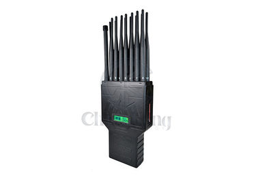 Handbediende 5G-het Signaalstoorzender van de Celtelefoon 16 Antennes die Lojack WIFI GPS 3G 4GLTE blokkeren
